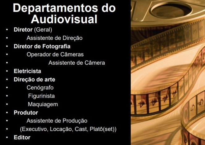 departamentos do audiovisual